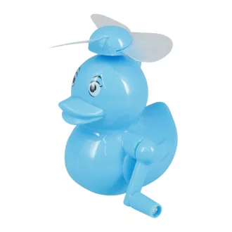 Kacsa formájú kézi ventilátor - kék