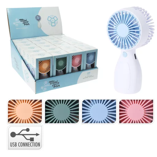 Kézi ventilátor - rózsaszín