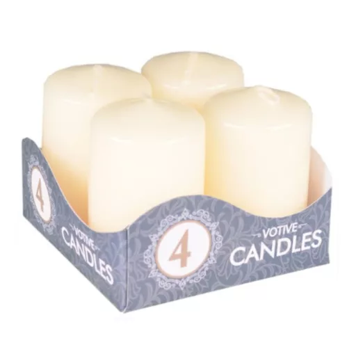 Adventi gyertya 4db-os 50g, 60/40 krém