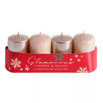 Adventi gyertya 4db-os 70/40 cappucino mix