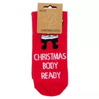 Karácsonyi zokni 1 pár férfi - Christmas Body Ready 