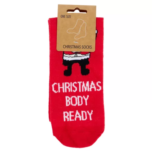 Karácsonyi zokni 1 pár férfi - Christmas Body Ready 