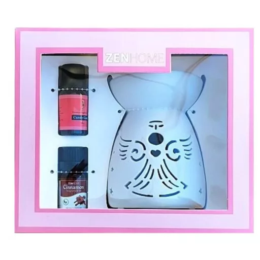 Zen Home Illóolaj Karácsonyi cukorka + 10ml kerámiával/szett