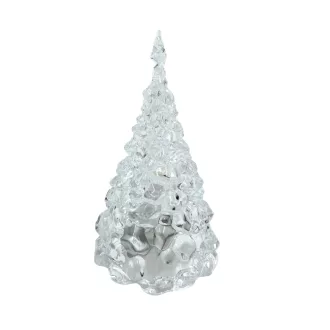 Karácsonyfa alakú led mécses 14,5 cm