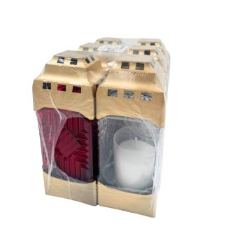 Üvegmécses, 6db/szett square bottom 50g/16h, 20,5cm