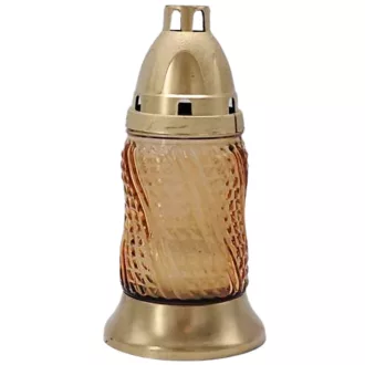 Üvegmécses Gold Twist 16 cm - Narancssárga