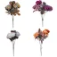Művirág nagy rózsa csokor vintage 