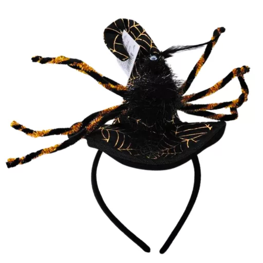 Hajráf halloween pókos kalapdísszel 