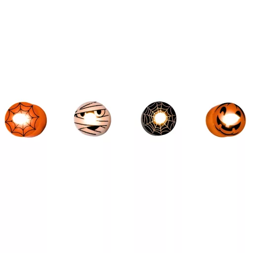 Halloween műanyag mécses többféle