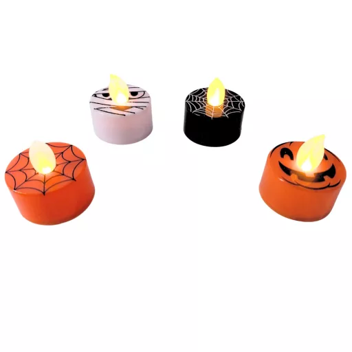 Halloween műanyag mécses többféle