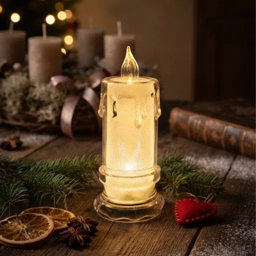 Led gyertya 9cm-es 