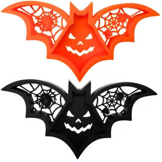 Denevéres műanyag tál halloweenre többféle