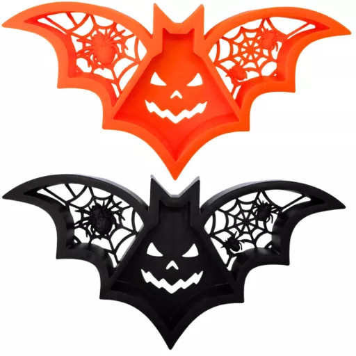 Denevéres műanyag tál halloweenre többféle