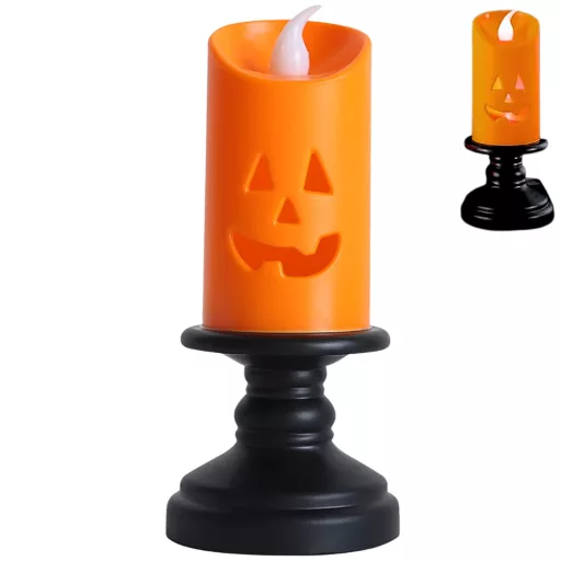Halloween műanyag mécses