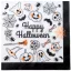 Halloween fehér szalvéta 20db/szett 