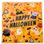 Halloween narancssárga szalvéta 20db/szett 