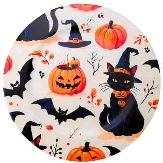 Halloween dekorációs tál 33cm