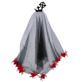 Hajháló halloween dísszel - Piros
