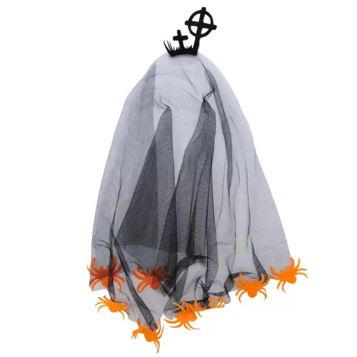 Hajháló halloween dísszel - Narancssárga