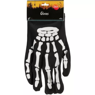 Halloween csontvázas kesztyű