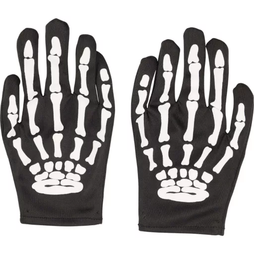 Halloween csontvázas kesztyű