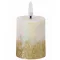 Led gyertya 6cm-es - arany