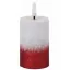 Led gyertya 8,5cm-es - piros