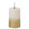Led gyertya 8,5cm-es - arany