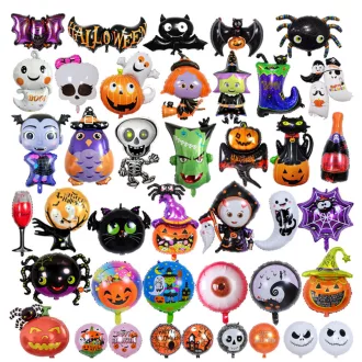 Halloweeni dekorációs fólia lufi