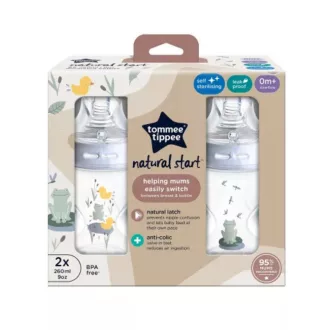   Tommee Tippee Closer to Nature cumisüveg 260ml duo béka-kacsa