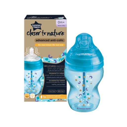 Tommee Tippee Advanced Anti-Colic cumisüveg 260ml kék panda