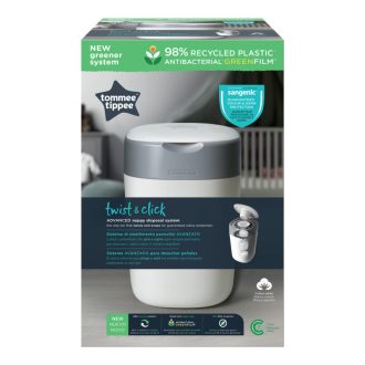 Tommee Tippee Twist & Click pelenkacsomagoló Fehér
