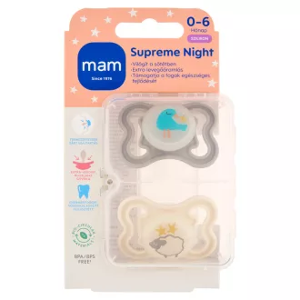 MAM Supreme Night cumi dupla 0+ hónap többféle