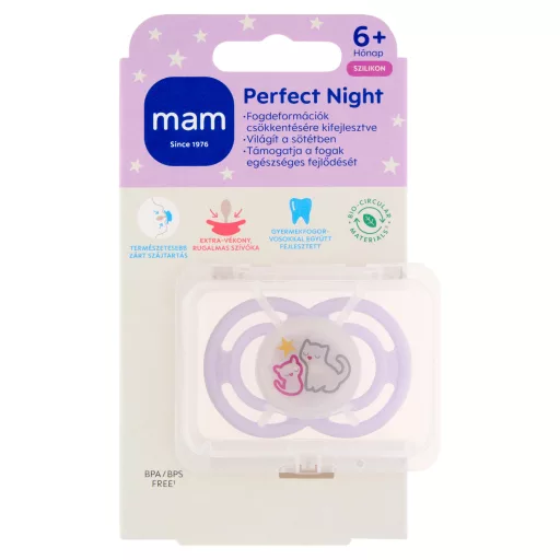 MAM Perfect Night szilikon cumi 6+ hónap