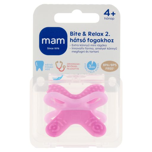 MAM Bite & Relax 2. mini rágóka 4+ hónap többféle