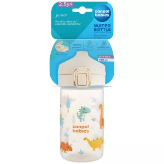 Canpol babies gyermek kulacs 400ml Junior bézs
