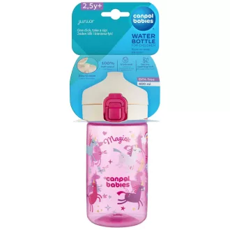Canpol babies gyermek kulacs 400ml Junior rózsaszín