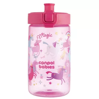 Canpol babies gyermek kulacs 400ml Junior rózsaszín
