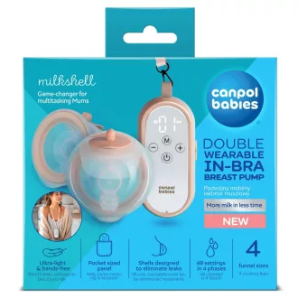   Canpol babies melltartóba helyezhető mellszívó MilkShell dupla