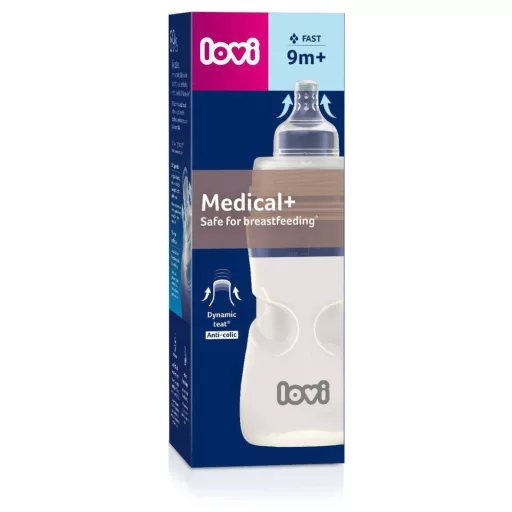 LOVI Medical+ cumisüveg 330ml