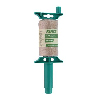 Kinzo juta kötél tartóval és csévélővel 100m
