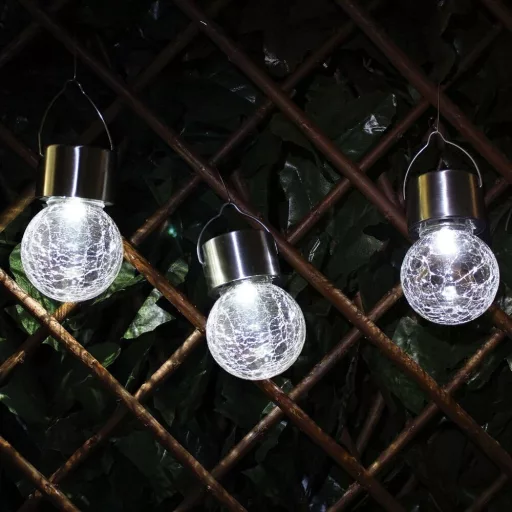 Modee Lighting LED szolár napelemes dekor lampion DS004