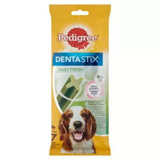   Pedigree DentaStix Daily Fresh kiegészítő eledel 4 hónapnál idősebb kutyák számára 10-25 kg 180 g