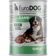 Eurodog kutya konzerv 1240g vadas