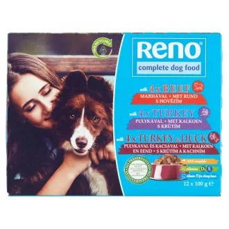   Reno teljes értékű állateledel felnőtt kutyák számára szószban 12 x 100 g