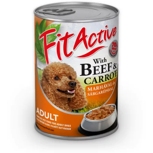 FitActive nedves kutyeledel 415g marha-rizs-répa