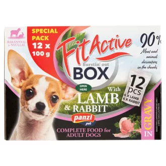FitActive alutasakos kutyaeledel 12x100g Bárány-Nyúl