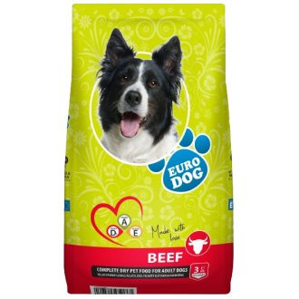 Eurodog száraz kutyaeledel 3kg Marha