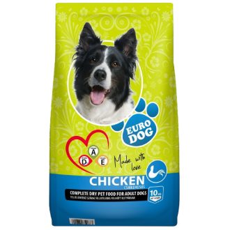 Eurodog száraz kutyaeledel 10kg Csirke