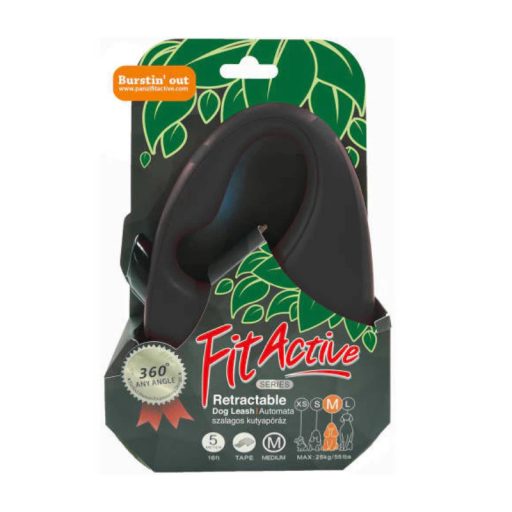 FitActive automata póráz L tape 5m black